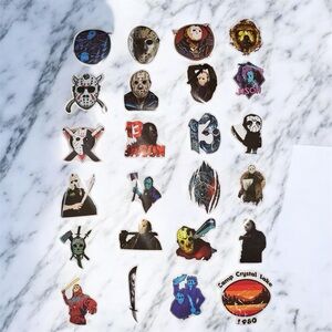 Jason Voorhees 24pc Stickers